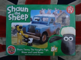 A50018  Shaun the Sheep and the naughty Pigs + Land Rover